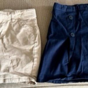 Girls School Uniform Skort and Short